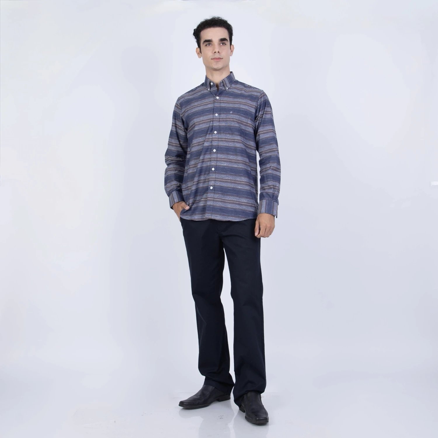 Camisa manga larga Etiqueta Azul