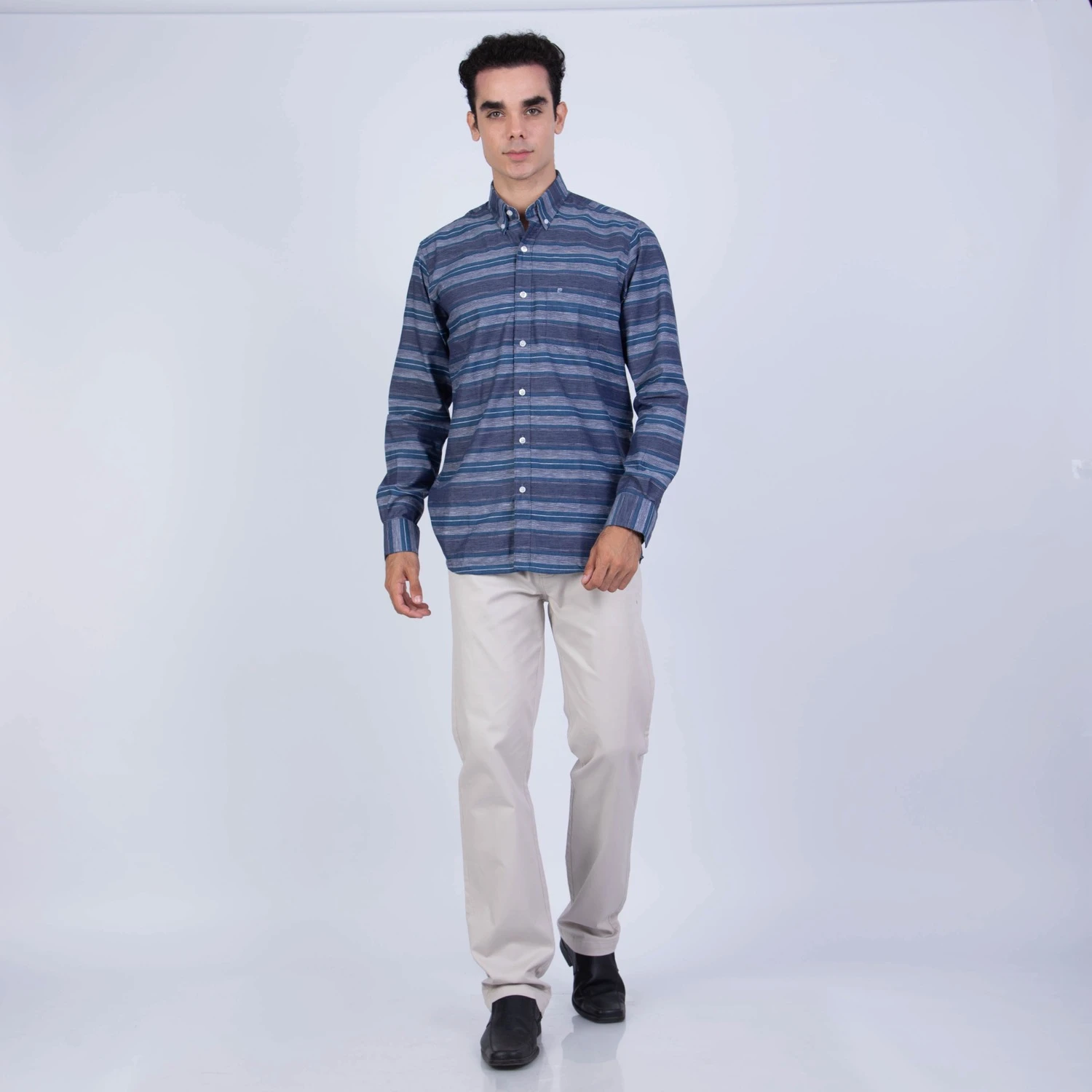 Camisa manga larga Etiqueta Azul