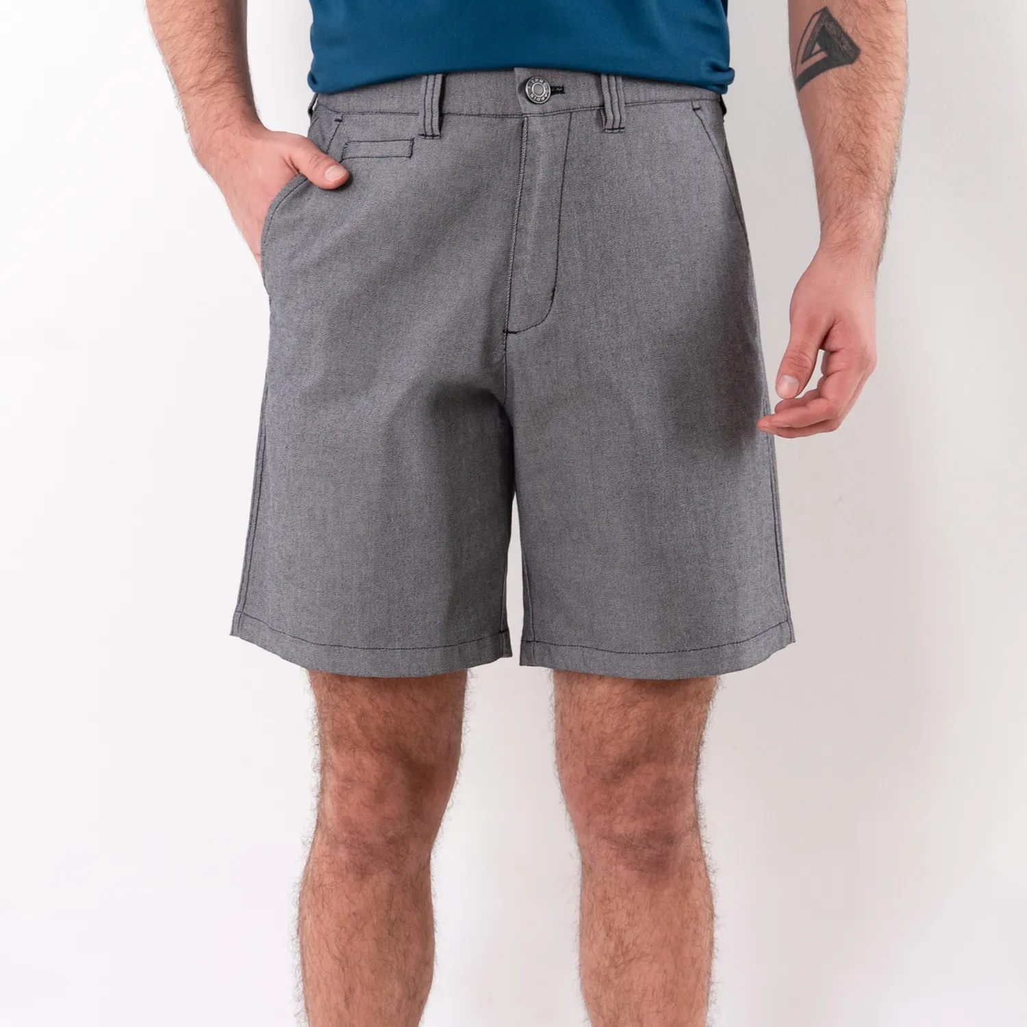 Bermuda Denim Cargo con diseño Francé