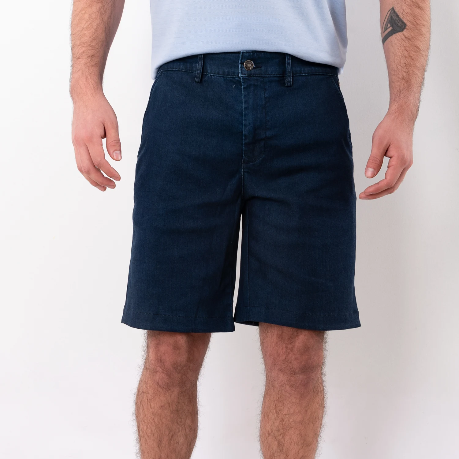 Bermuda Denim con diseño Francés