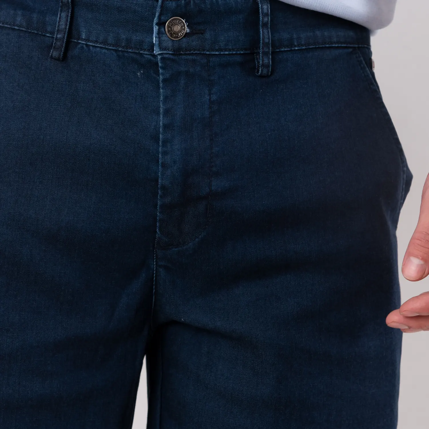 Bermuda Denim con diseño Francés vista 3