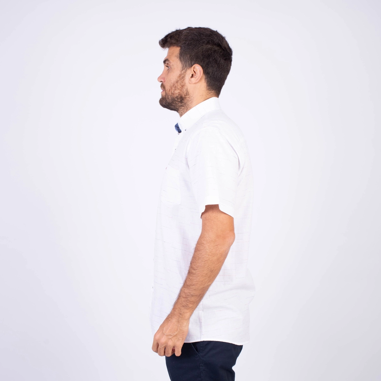 Camisa manga corta Etiqueta Azul vista 2