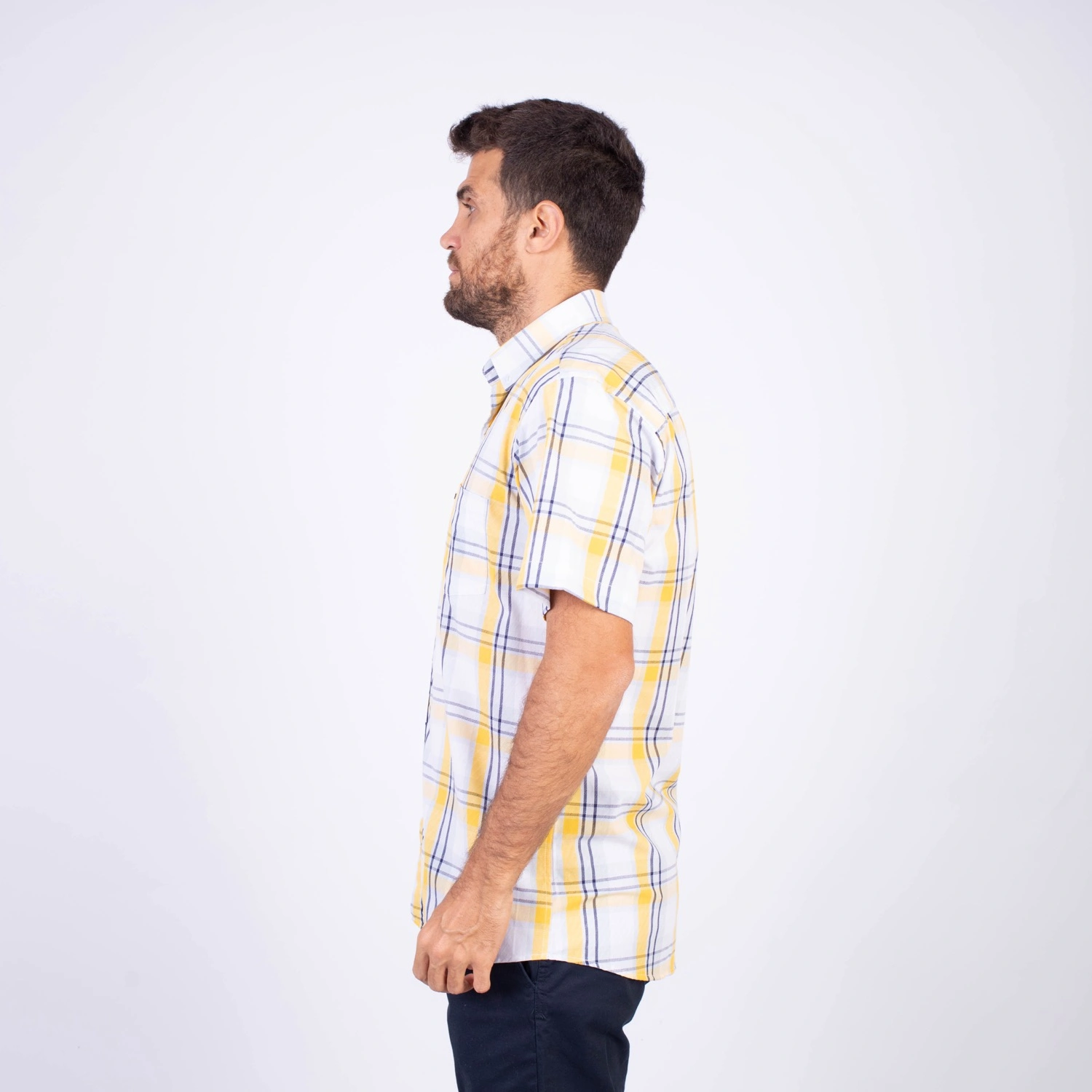 Camisa manga corta Etiqueta Azul con diseño Francés vista 2