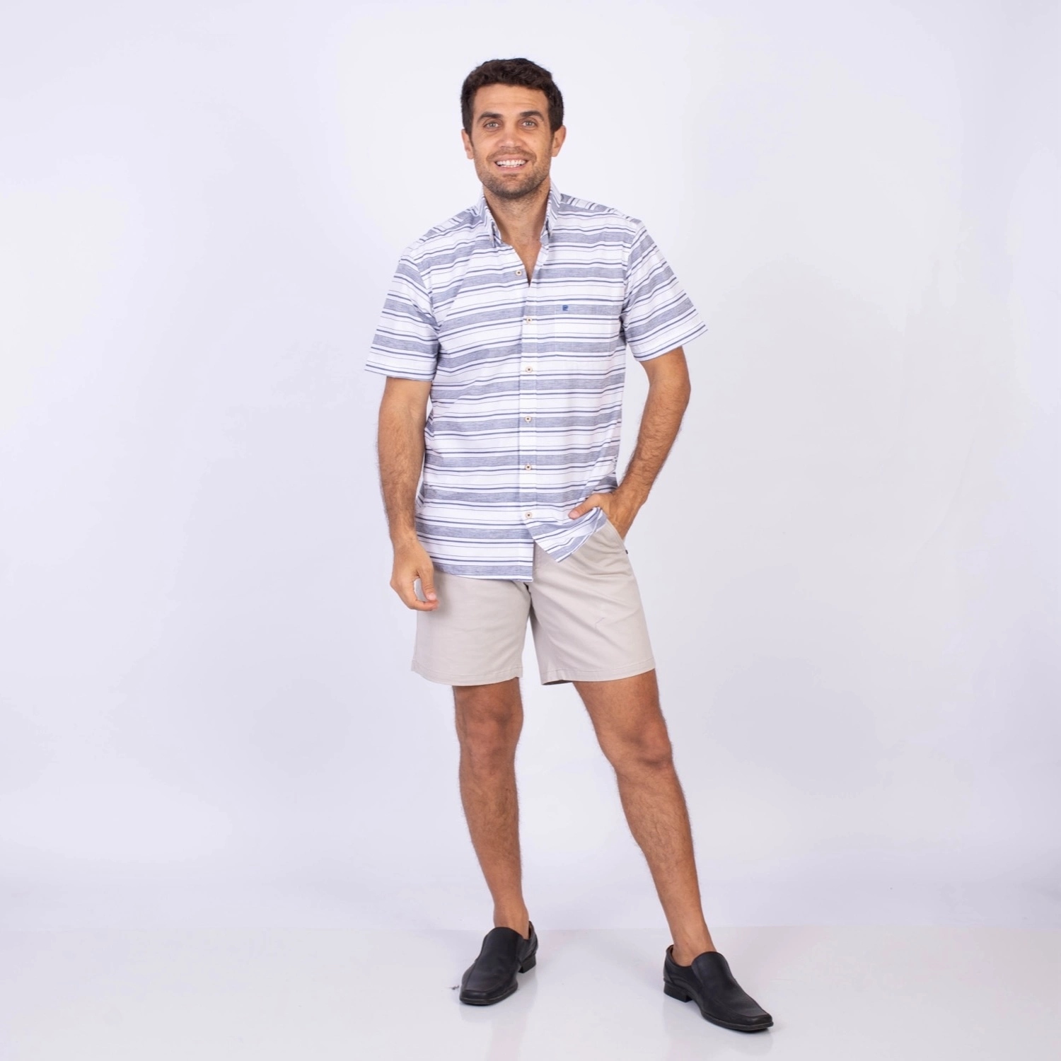 Camisa manga corta Etiqueta Azul