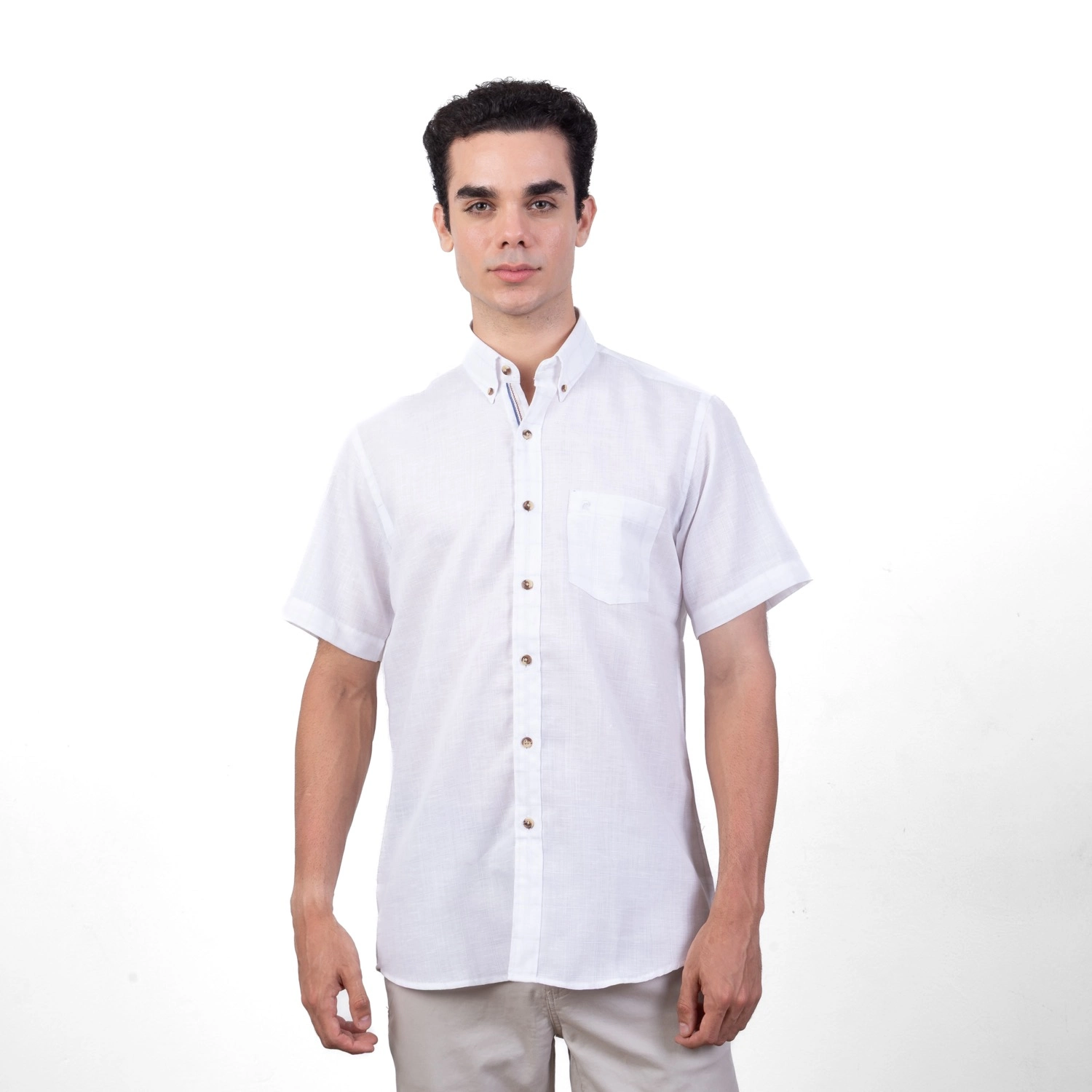Camisa manga corta Etiqueta Linen Collection