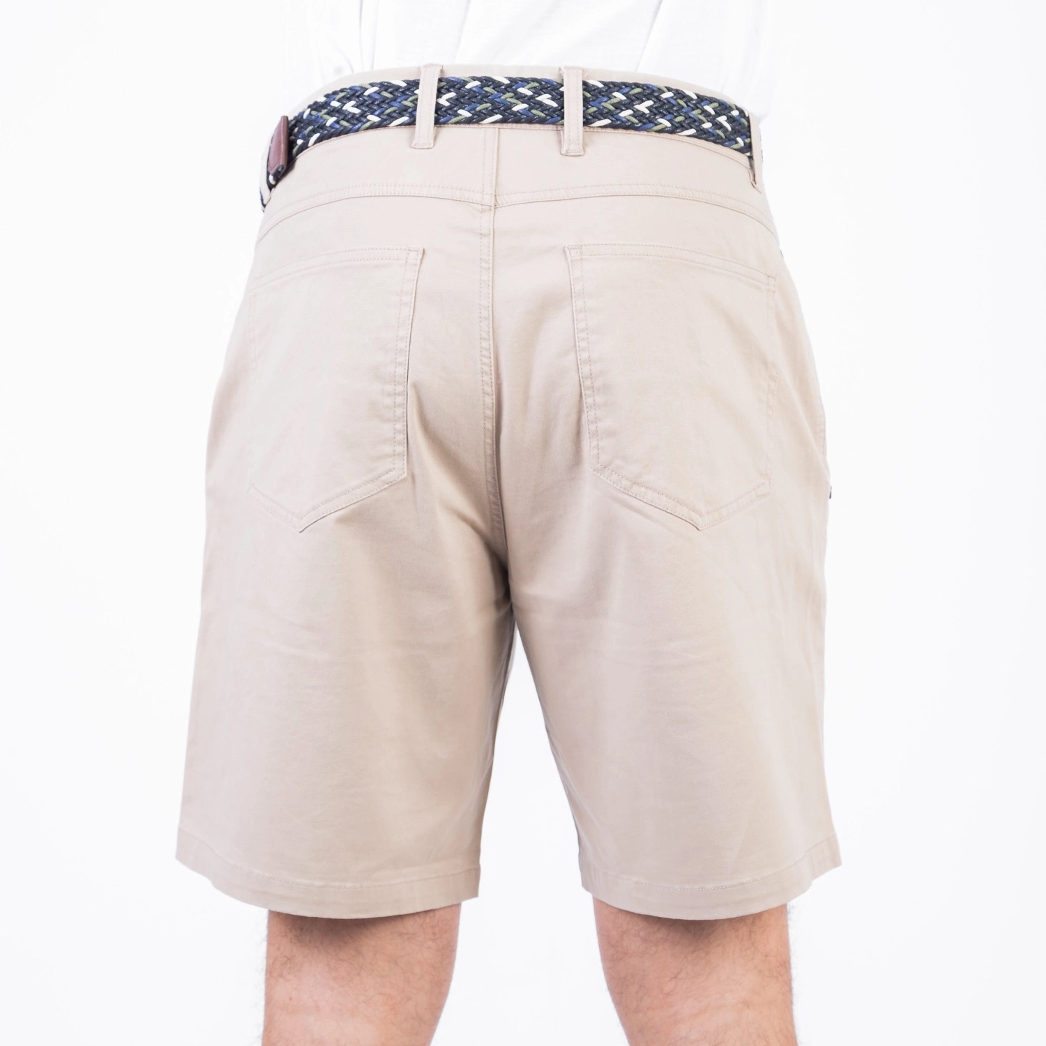 Bermuda de Drill Clasico con diseño Francés vista 2
