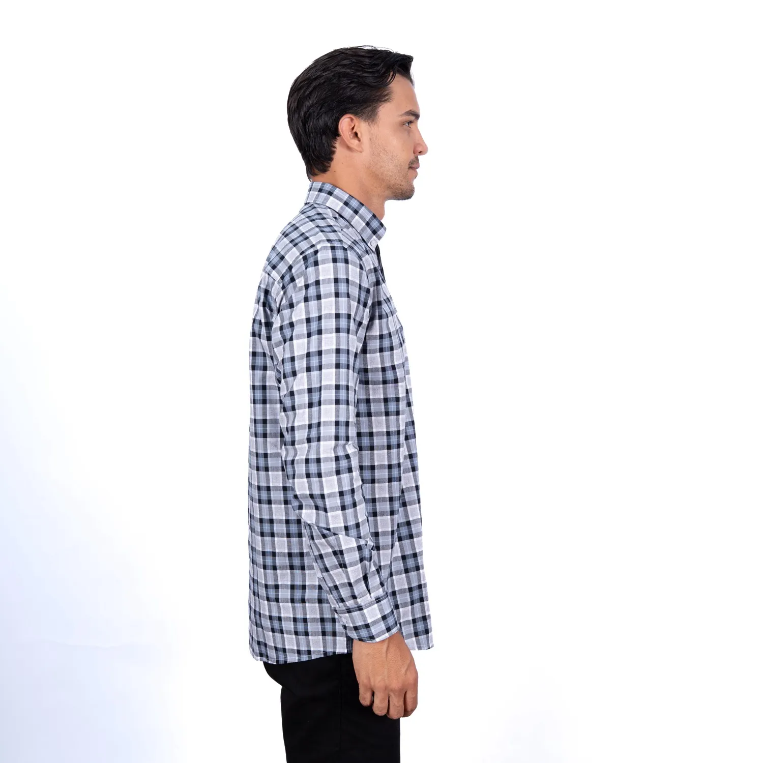 Camisa manga larga Etiqueta Azul con diseño Francés vista 3