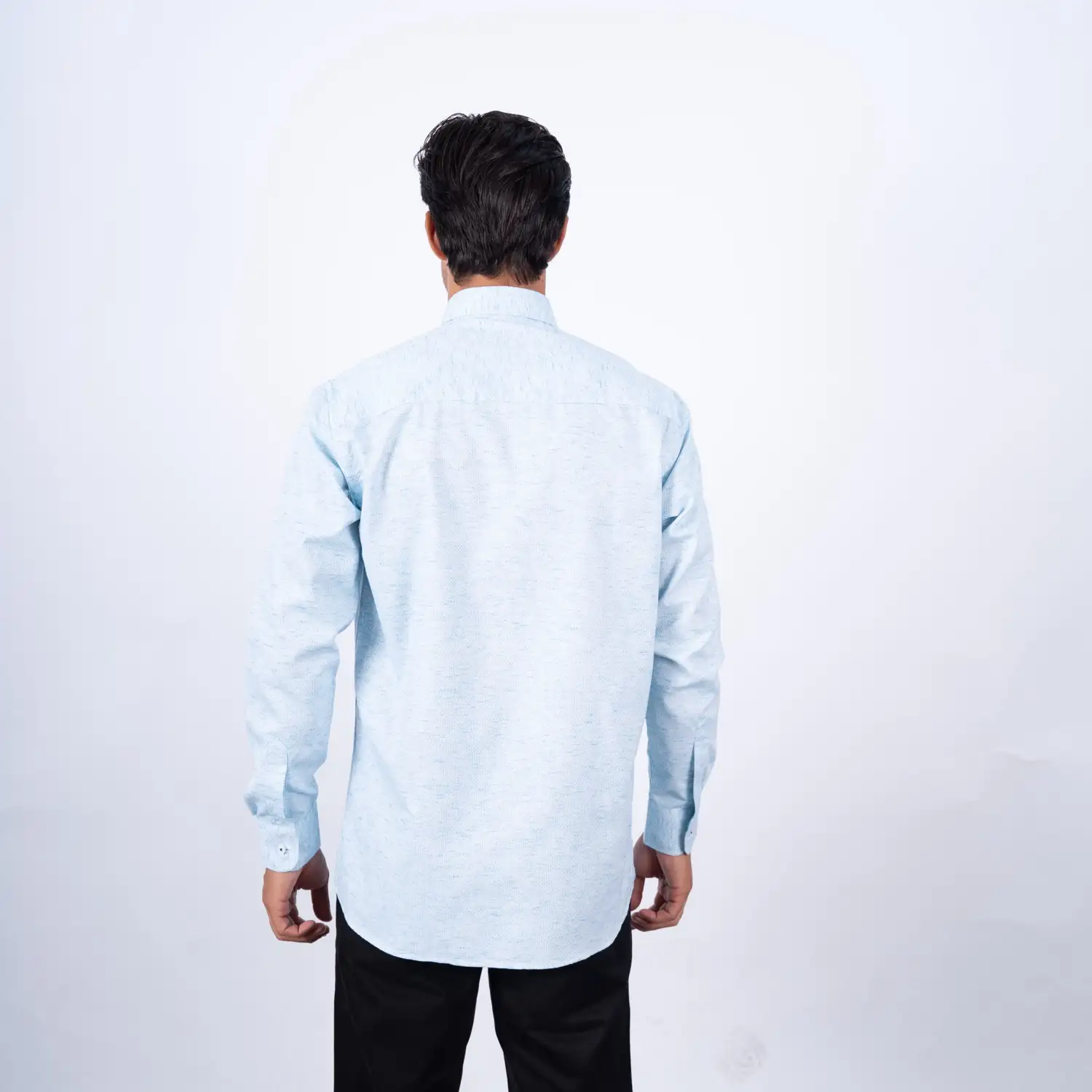 Camisa manga larga Etiqueta Azul con diseño Francés vista 3