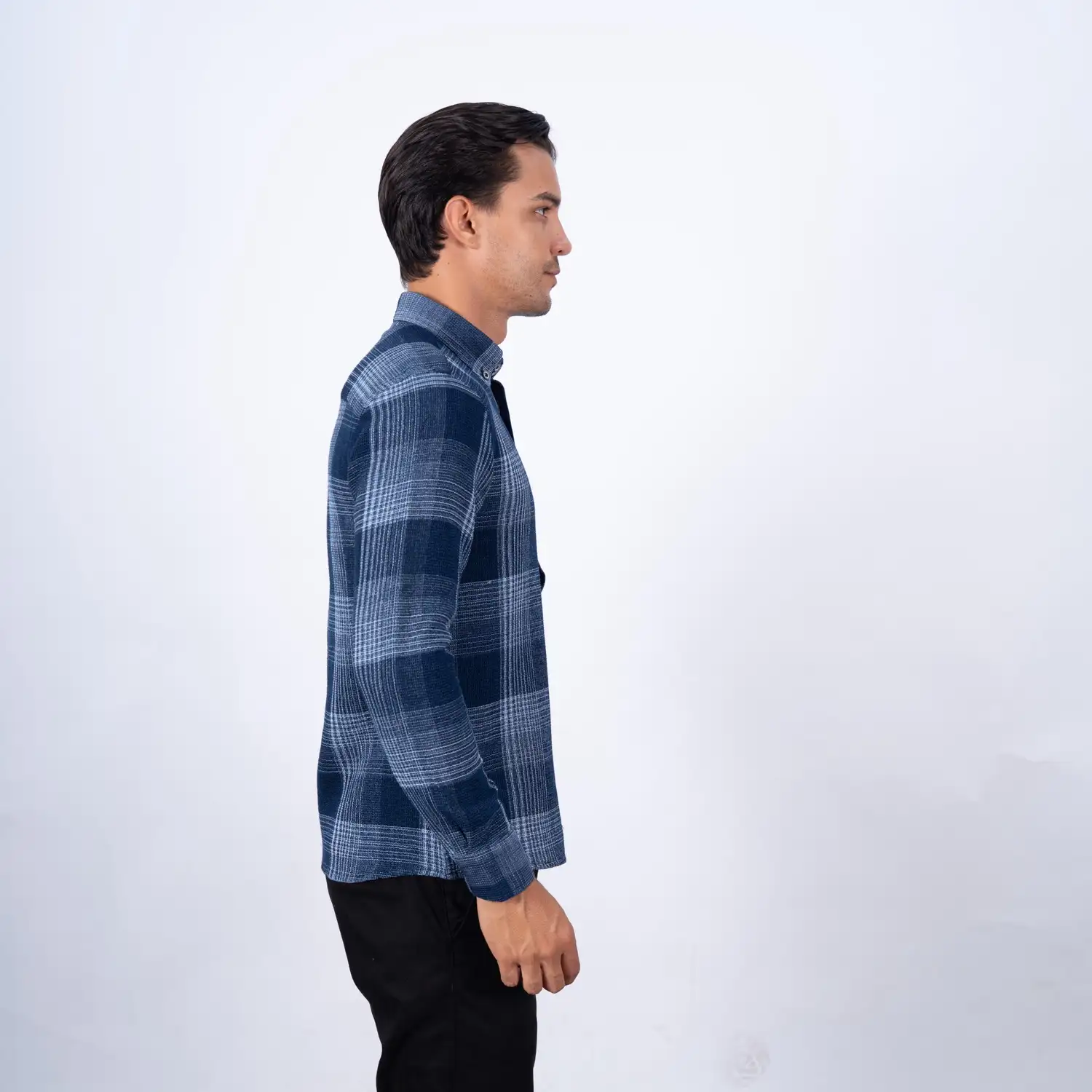 Camisa manga larga Etiqueta Pierre Cardin Jeans con diseño Francés vista 3