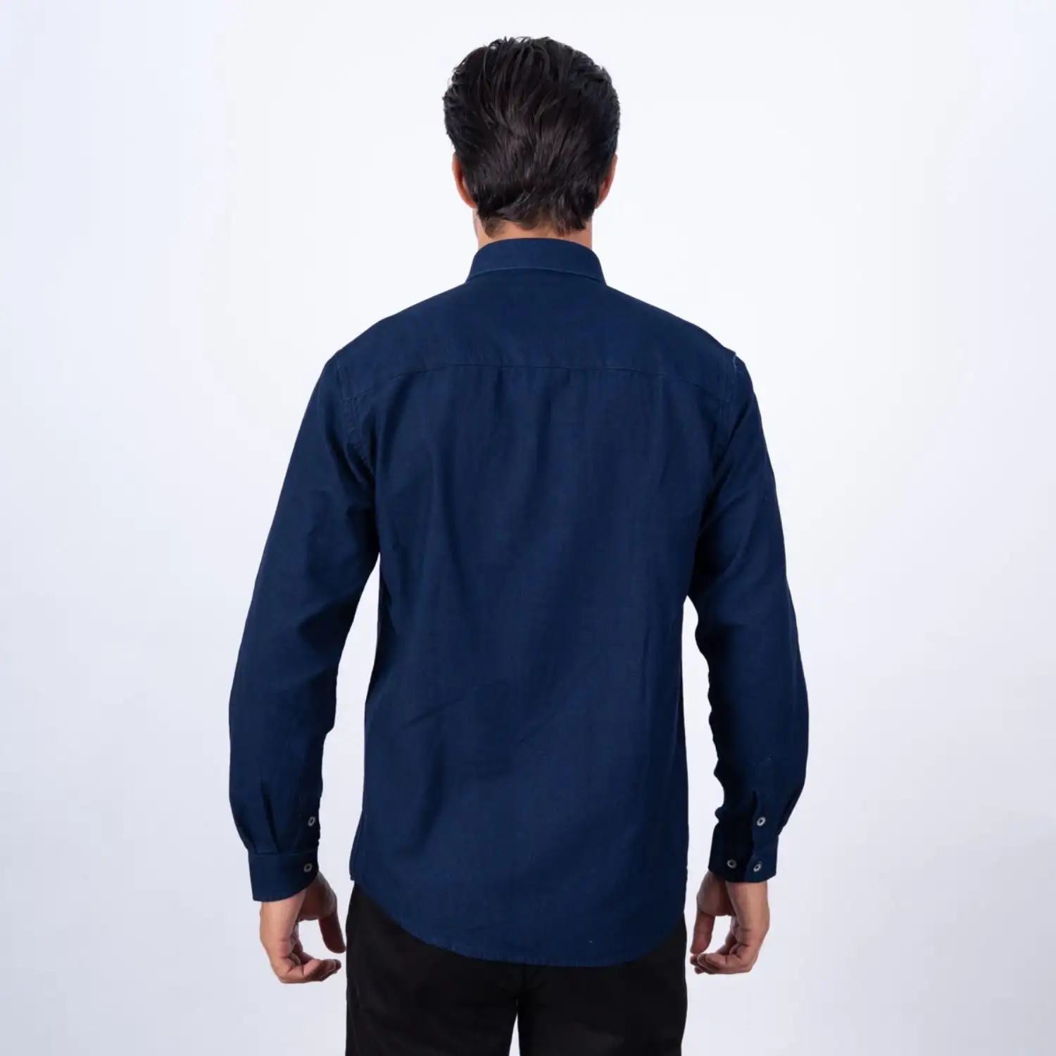 Camisa manga larga Color Entero Etiqueta Pierre Cardin Jeans