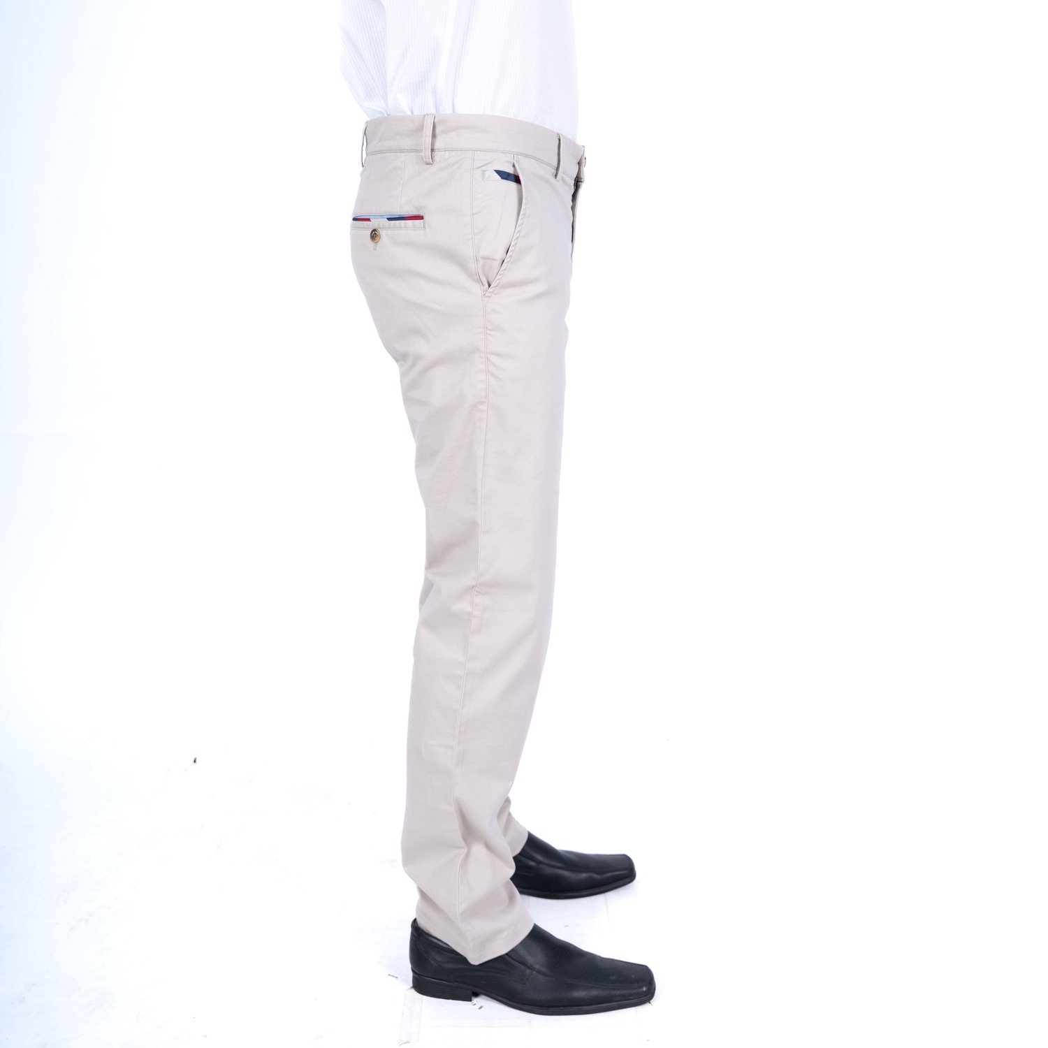 Pantalón de Drill stretch con diseño Francés vista 2