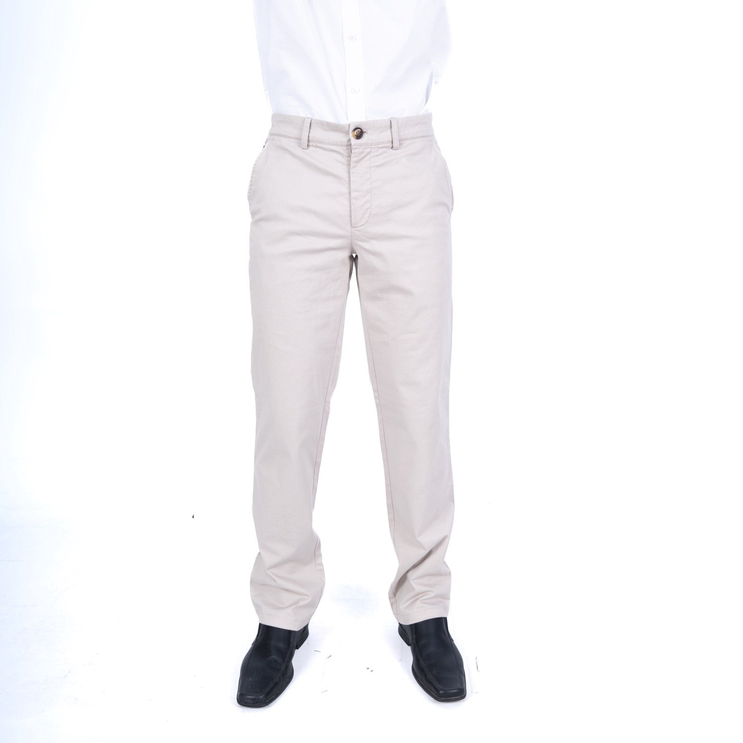 Pantalón de Drill stretch con diseño Francés