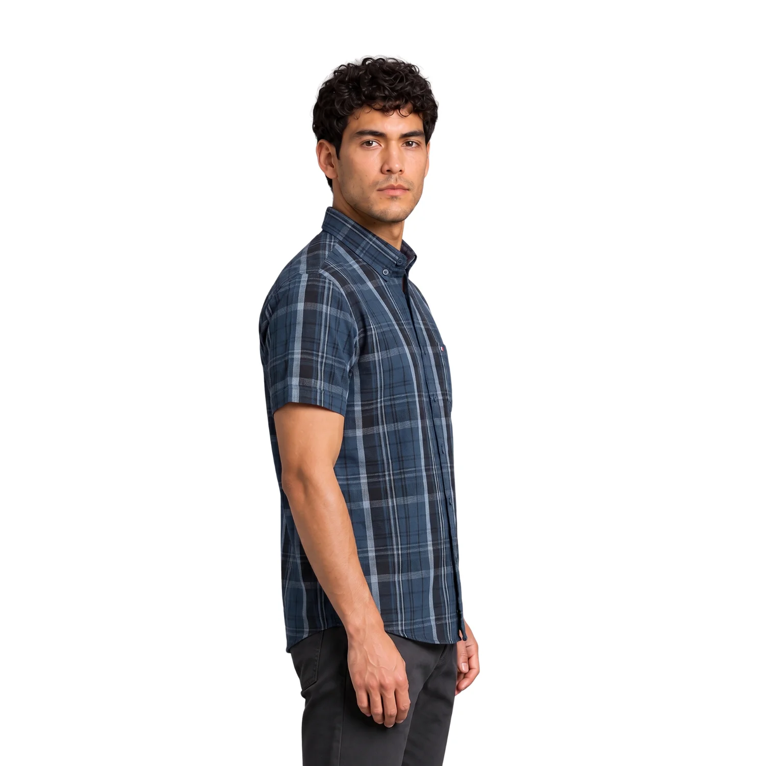 Camisa manga corta Etiqueta Pierre Cardin Jeans vista 3