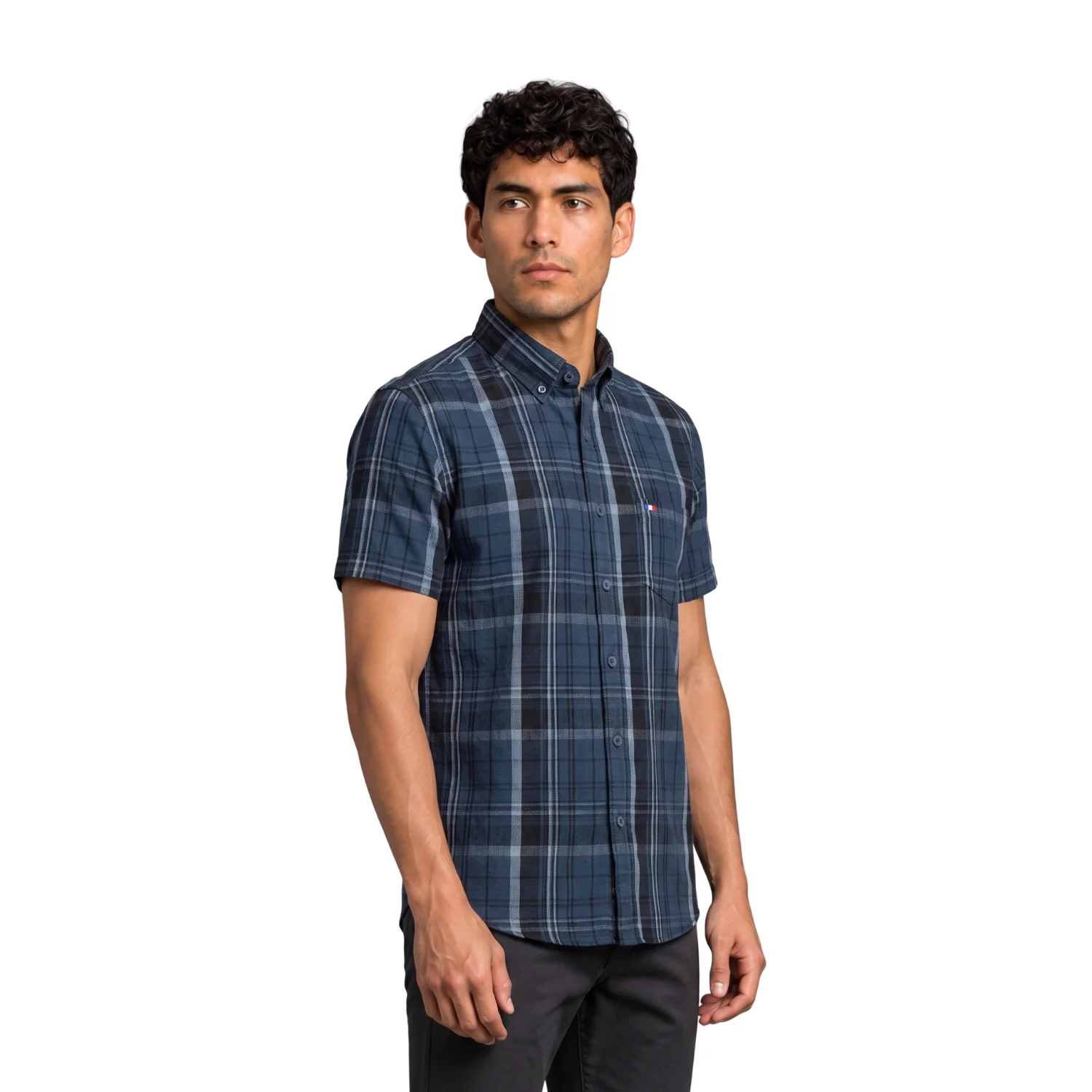 Camisa manga corta Etiqueta Pierre Cardin Jeans vista 2