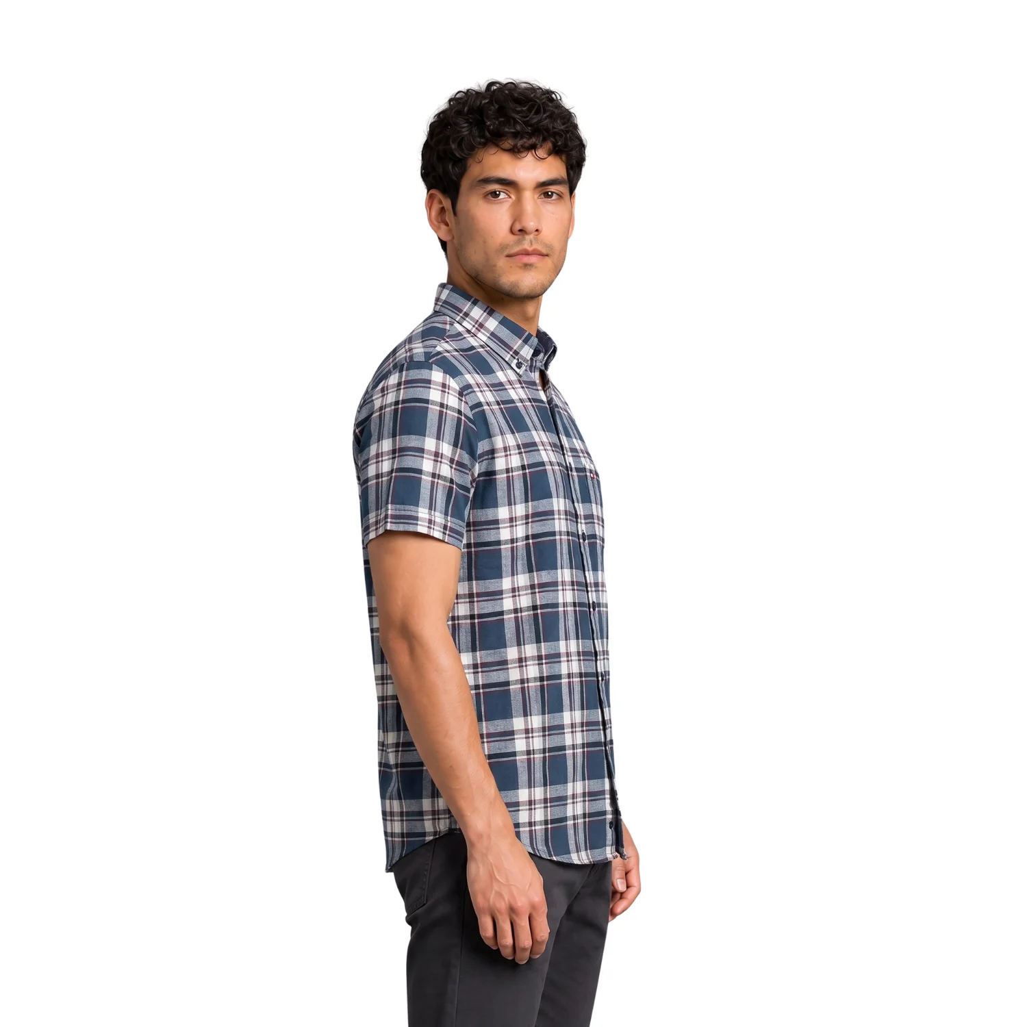 Camisa manga corta Etiqueta Pierre Cardin Jeans con diseño Francés vista 3