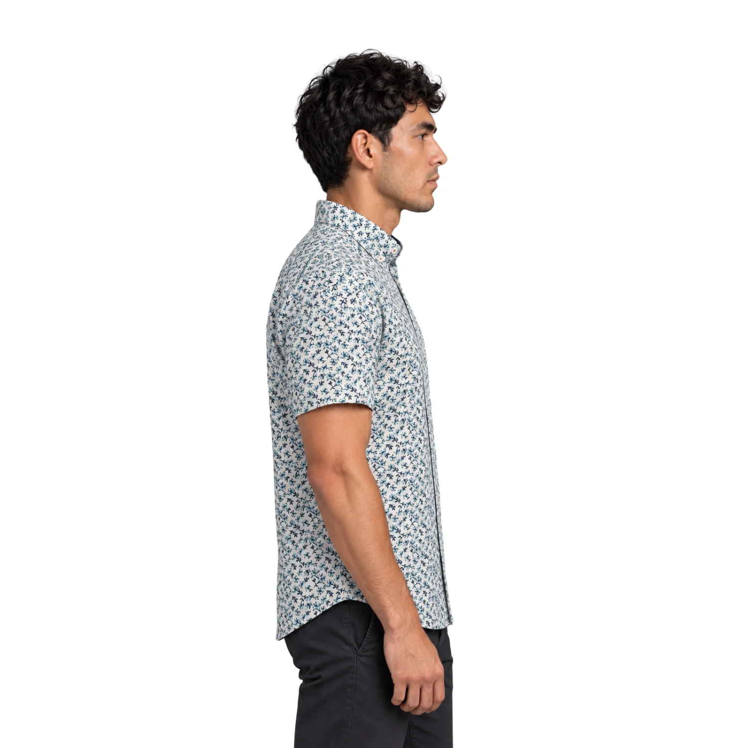 Camisa manga corta Estampada Etiqueta Azul con diseño Francés vista 3
